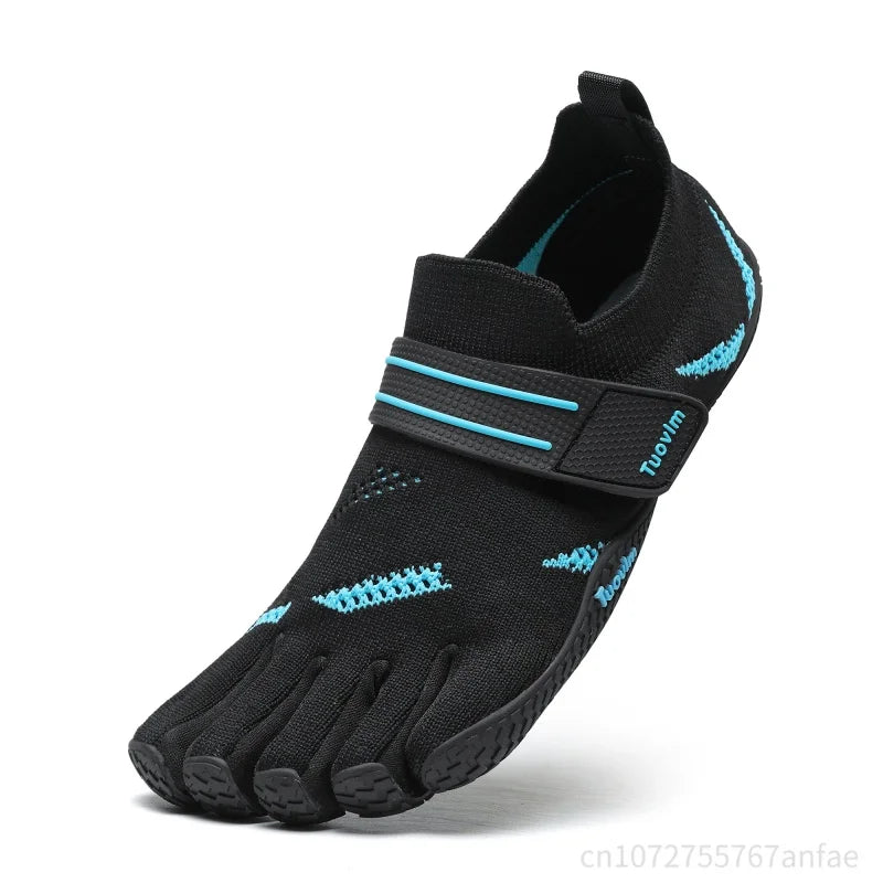 Barfußschuhe mit Zehentrennung Unisex Mesh rutschfeste Sportschuhe für Fitness, Yoga, Training und Spaziergänge Barfußgefühl | Sansoti