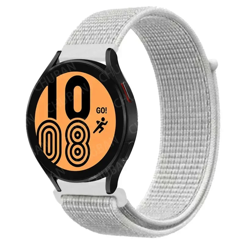 Nylon Sport Strap for Smartwatch 20mm 22mm Breathable Lightweight Loop Wristband Adjustable Training Fitness | Sansoti