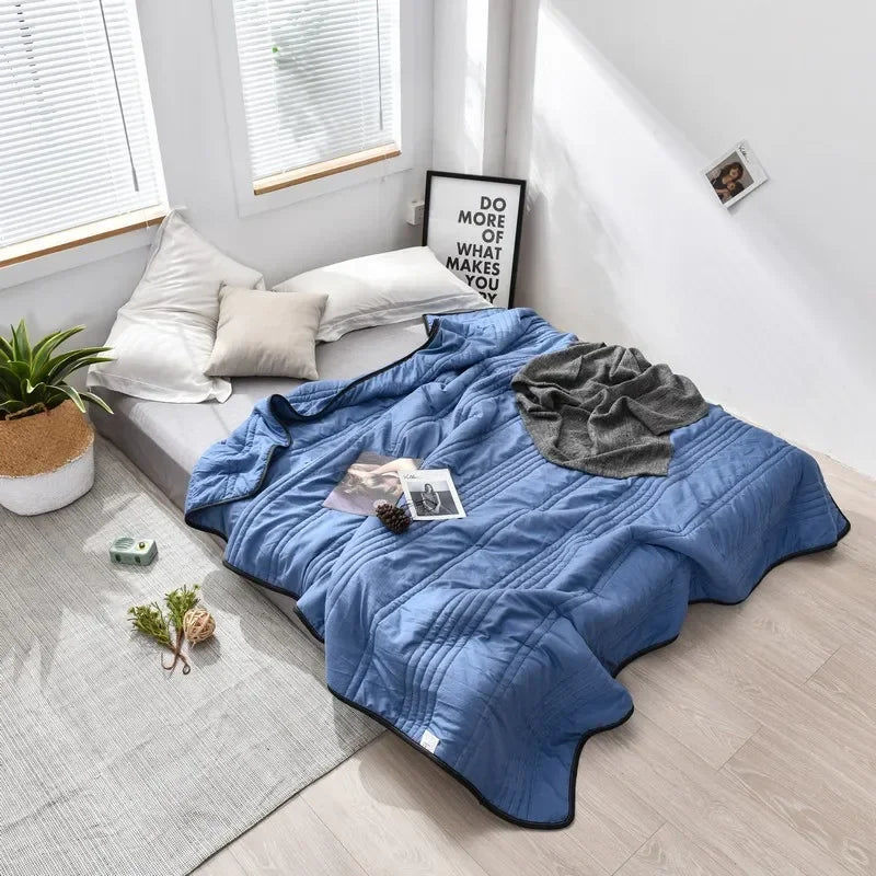 Zomerdeken Gekoeld Effect Polyester 100-200 cm Ademend Lichtgewicht Dun voor Warme Nachten Slaapkamer | Sansoti
