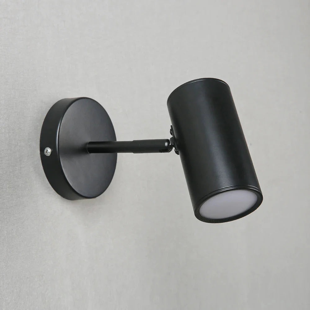Wall Spot LED Rotatable Metal Black Gold Integrated Bedroom Living Room Reading Lamp Accent Lighting Modern Minimalist | Sansoti