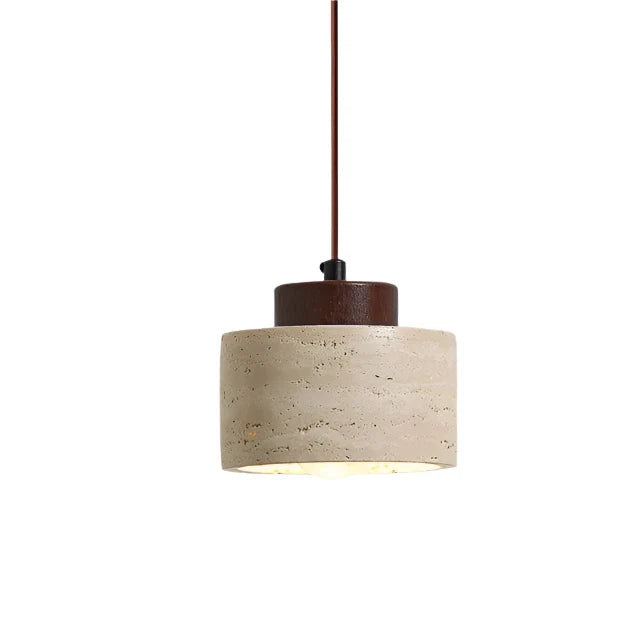 Wandlampe Marmor Alabaster Rund LED 3000K Travertin Nordic Design | Sansoti