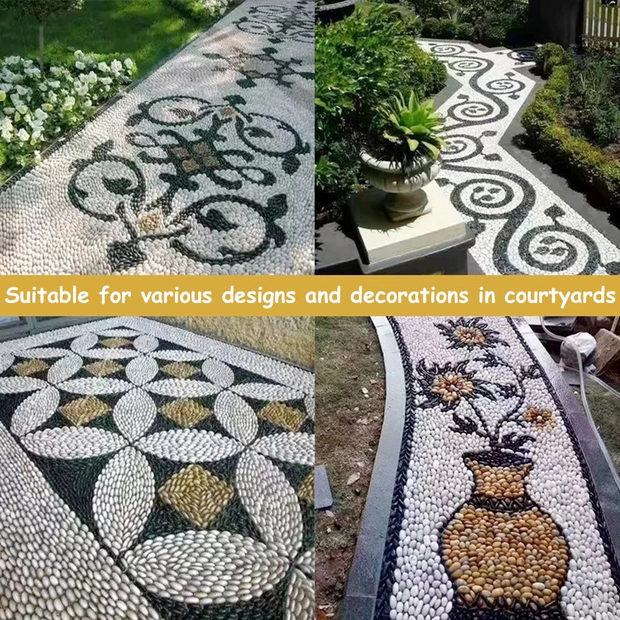 Sierstenen Wit Gepolijst 2-3cm Natuursteen voor Tuinpaden Borders Vijvers Bloembakken Decoratie 300-800g | Sansoti