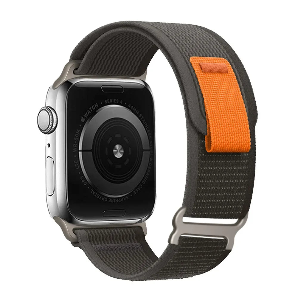 Nylon Smartwatch Trail Loop Strap - Adjustable Sport Strap with Durable Buckle - Multicolored Active Wristband | Sansoti