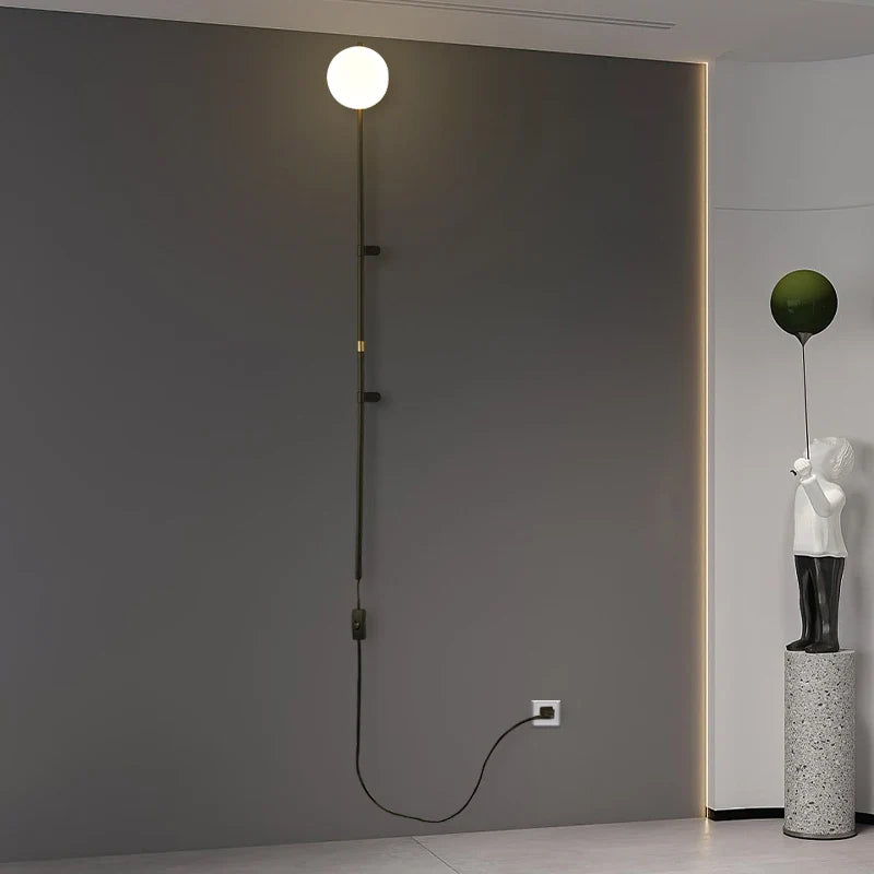 Scandinavian Wall Lamp Wall Sconce with Plug-in Connection | Sansoti