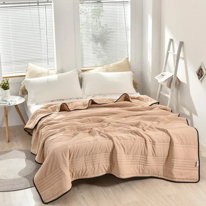 Zomerdeken Gekoeld Effect Polyester 100-200 cm Ademend Lichtgewicht Dun voor Warme Nachten Slaapkamer | Sansoti