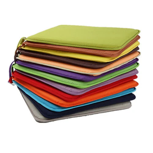 Stoelkussen 40×40cm Katoenmix Vierkant Waterafstotend voor Eetkamerstoel Tuinstoel Bureaustoel Binnen Buiten | Sansoti