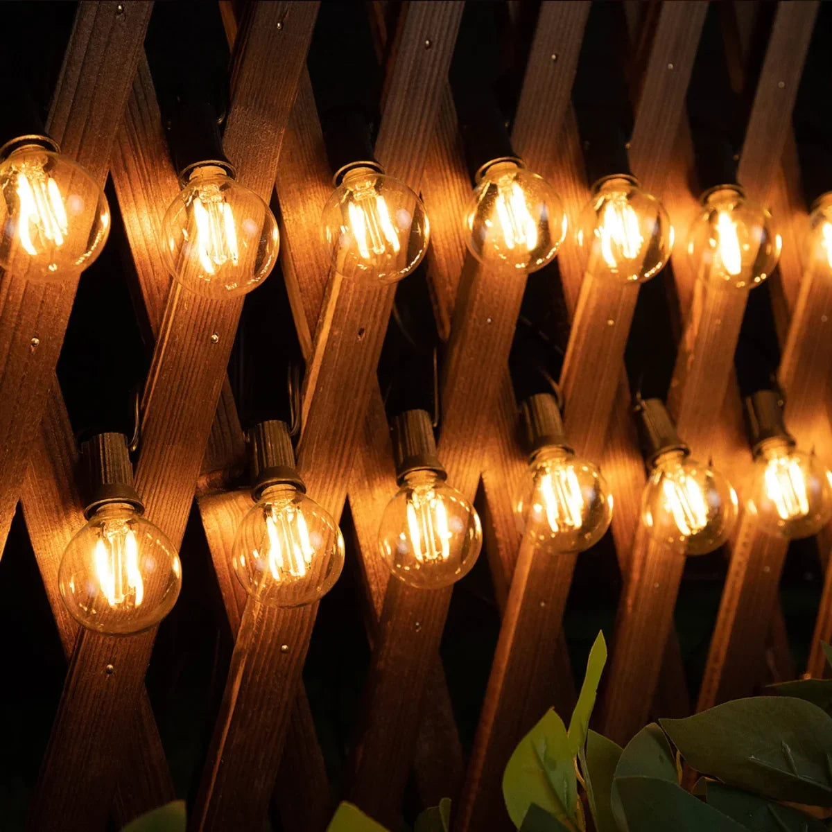 Rechargeable Solar String Lights 9-15m Ambient Lighting Garden Patio Party Lights Warm White LED Outdoor Lamps | Sansoti