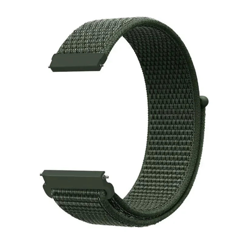 Regulowany nylonowy pasek sportowy do smartwatcha 20mm 22mm, oddychający, lekki pasek do zegarka sportowego i fitnessu | Sansoti