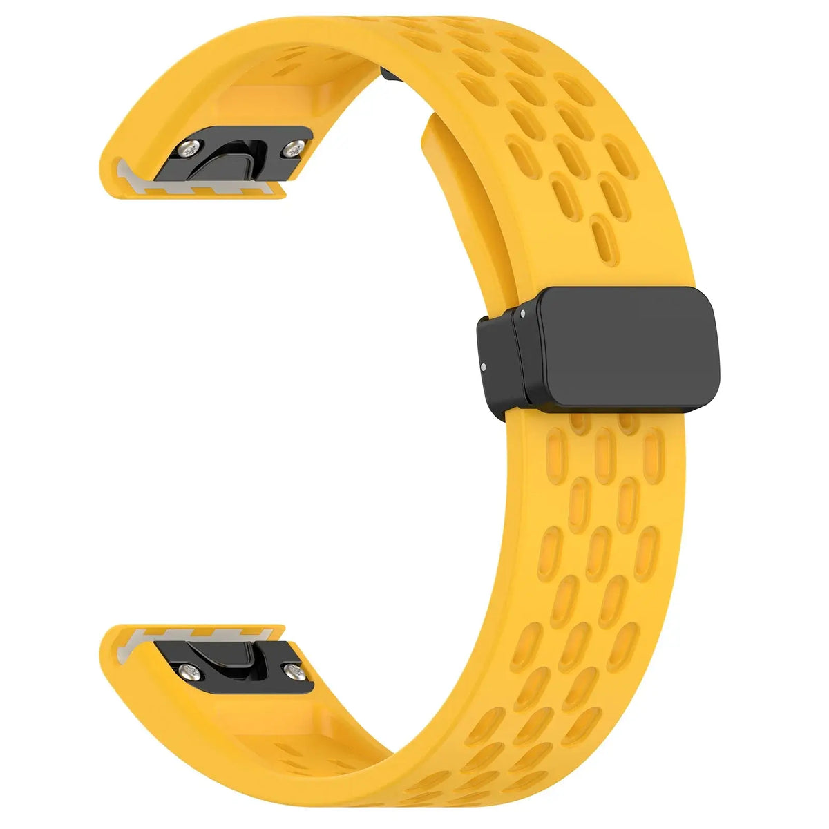 Breathable Silicone Smartwatch Band QuickFit Sports Wristband Replacement 20mm 22mm 26mm Watch Accessory | Sansoti