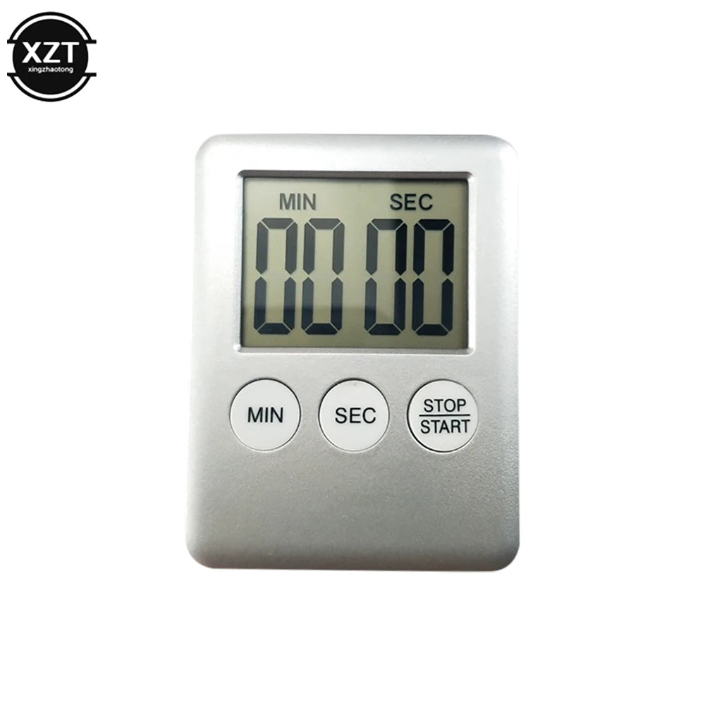 Digital Kitchen Timer Magnet LCD Compact Kitchen Countdown Timer Eggs Pasta Cooking | Sansoti