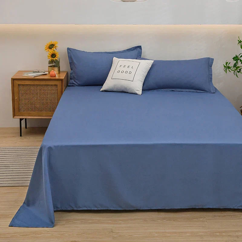 Leinen-Bettbezug Hellgrün, 120x230 cm – weiche, atmungsaktive Bettwäsche für das ganze Jahr, Einzelbett | Sansoti