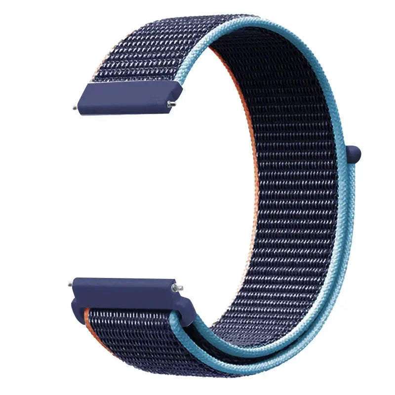 Regulowany nylonowy pasek sportowy do smartwatcha 20mm 22mm, oddychający, lekki pasek do zegarka sportowego i fitnessu | Sansoti