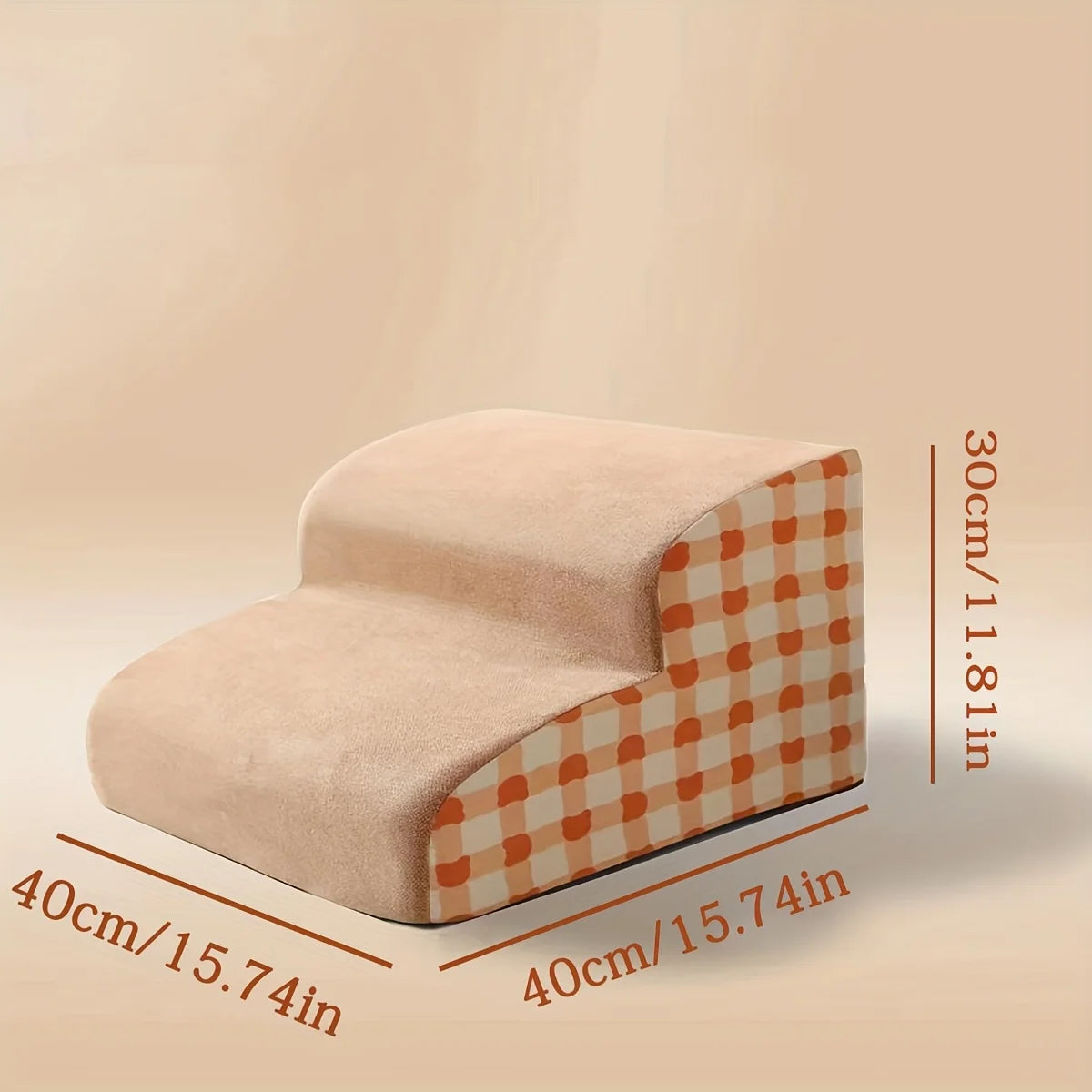 Escalera para mascotas de espuma de 2-3 peldaños para sofá y cama, rampa antideslizante, para perros pequeños y mayores y gatos, protección de las articulaciones | Sansoti