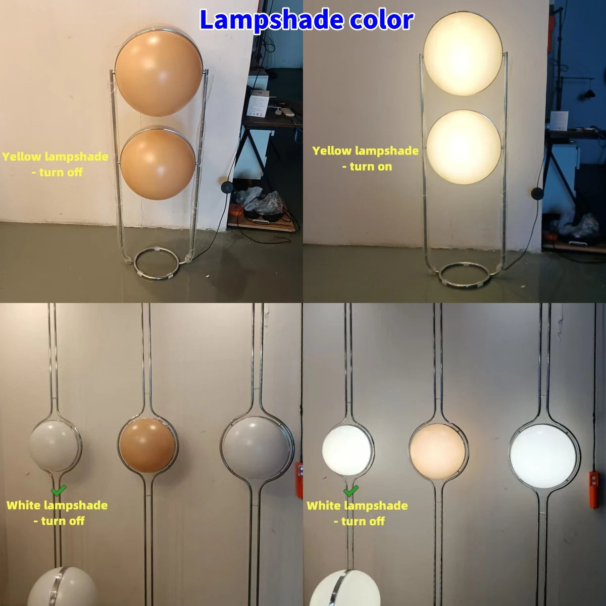 Lampa podłogowa w kształcie kuli, biała, akryl i chromowany metal, design art déco, E27 LED | Sansoti