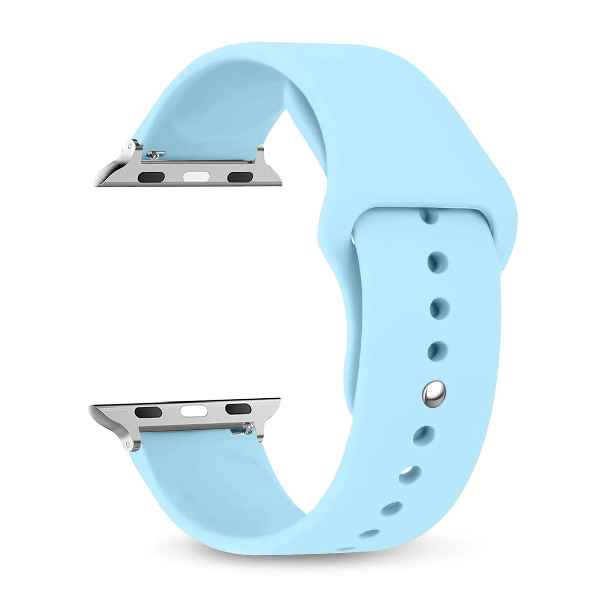 Wodoodporny silikonowy pasek do zegarka z regulowanym sportowym zapięciem do smartwatcha 38–49 mm, sportowy i wygodny | Sansoti