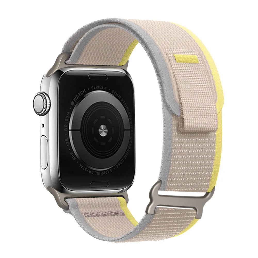 Nylon Smartwatch Trail Loop Strap - Adjustable Sport Strap with Durable Buckle - Multicolored Active Wristband | Sansoti