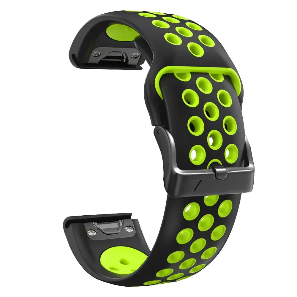 Oddychający silikonowy pasek do smartwatcha QuickFit, sportowa opaska do zegarka 22 mm 26 mm, fitness, trening, sport | Sansoti