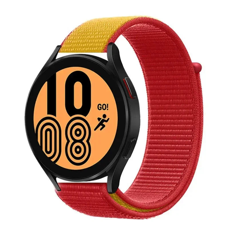 Nylon Sport Strap for Smartwatch 20mm 22mm Breathable Lightweight Loop Wristband Adjustable Training Fitness | Sansoti
