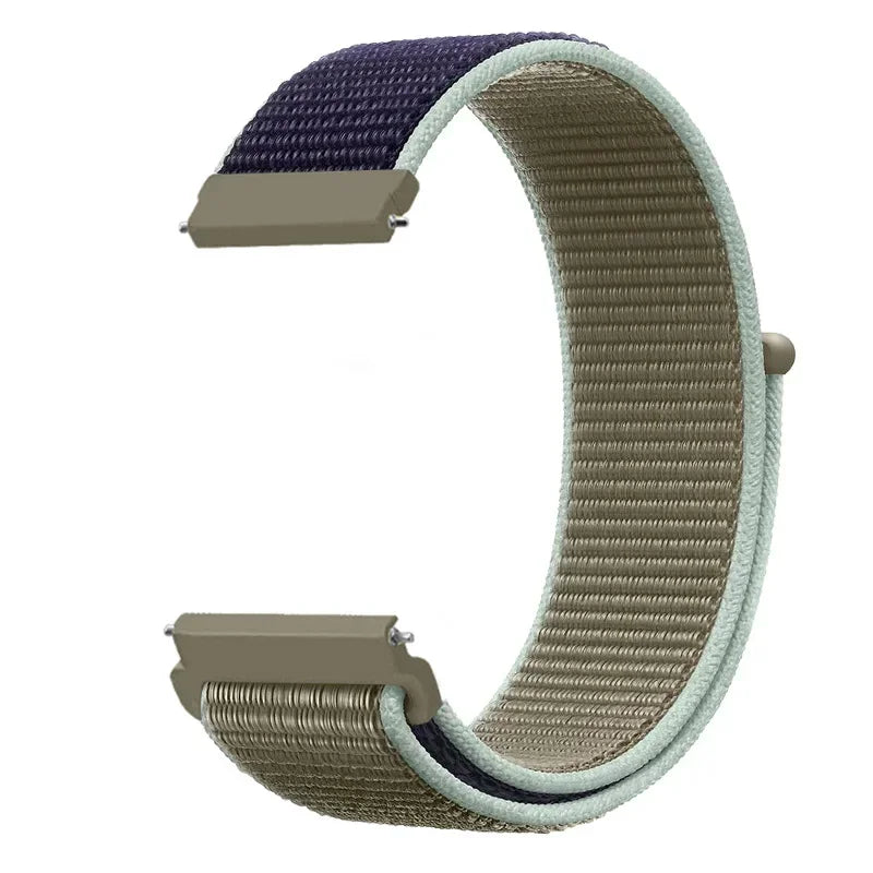 Regulowany nylonowy pasek sportowy do smartwatcha 20mm 22mm, oddychający, lekki pasek do zegarka sportowego i fitnessu | Sansoti