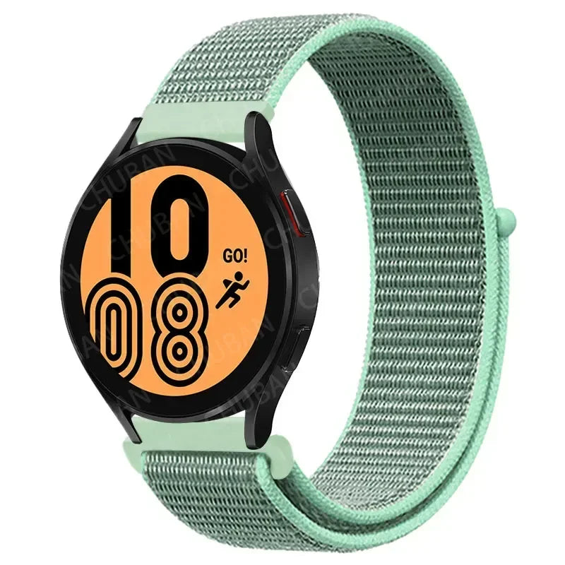 Nylon Sport Strap for Smartwatch 20mm 22mm Breathable Lightweight Loop Wristband Adjustable Training Fitness | Sansoti