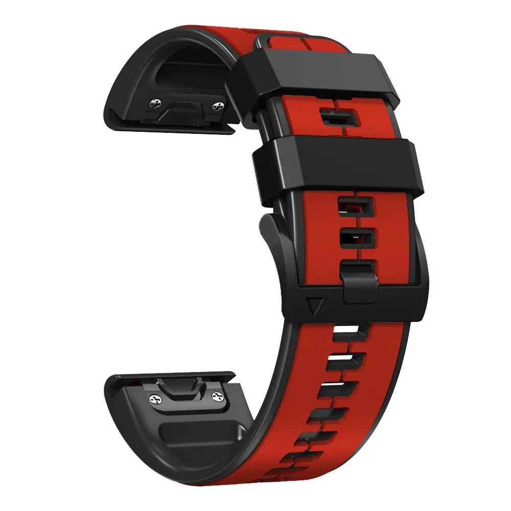 Silicone Watch Band with Quick Release 22mm 26mm Smartwatch Wristband Sports Band Comfortable Water-Resistant | Sansoti