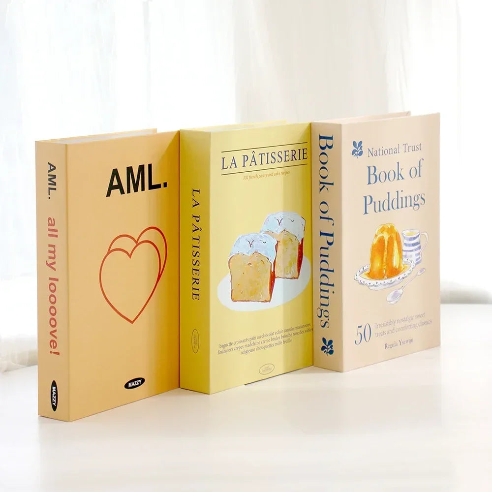 Couchtisch Dekoration Bücher Set 3 Stück Klappbares Design Kaffeetisch Styling | Sansoti
