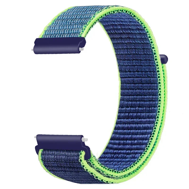 Regulowany nylonowy pasek sportowy do smartwatcha 20mm 22mm, oddychający, lekki pasek do zegarka sportowego i fitnessu | Sansoti