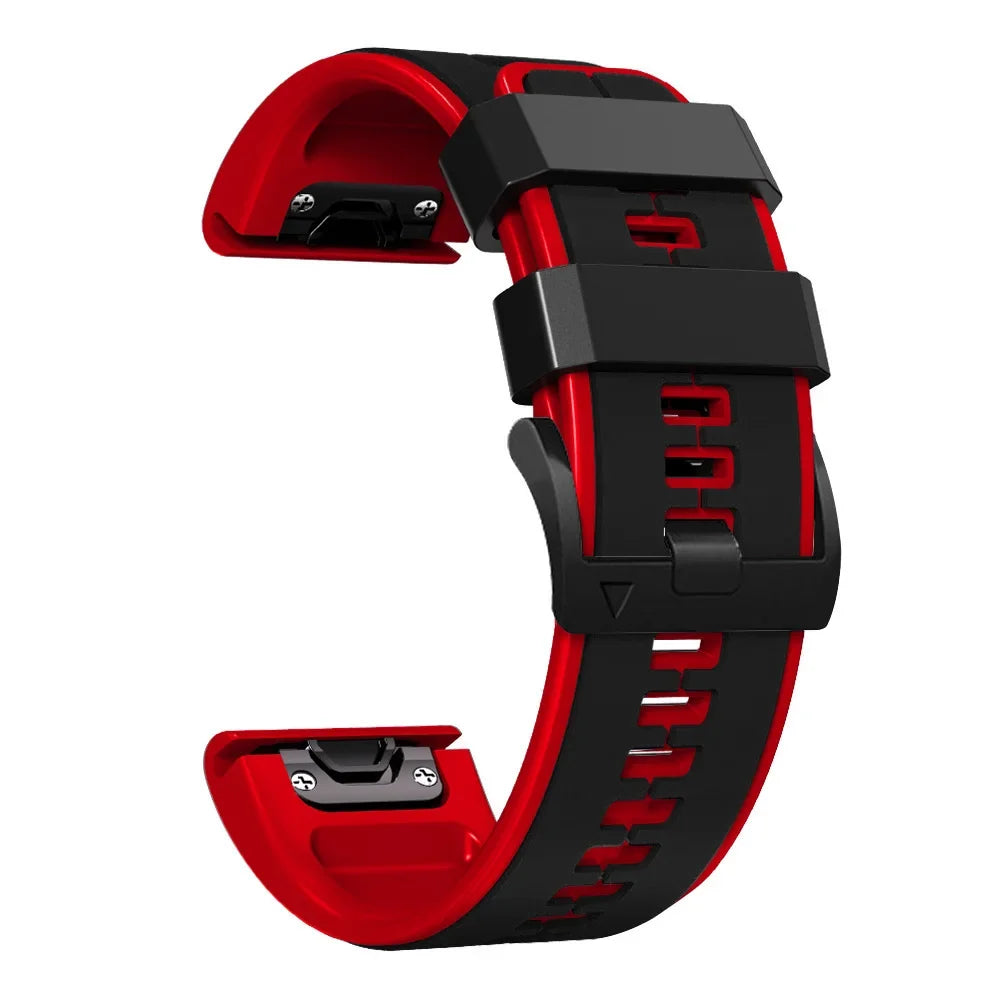 Silicone Watch Band with Quick Release 22mm 26mm Smartwatch Wristband Sports Band Comfortable Water-Resistant | Sansoti