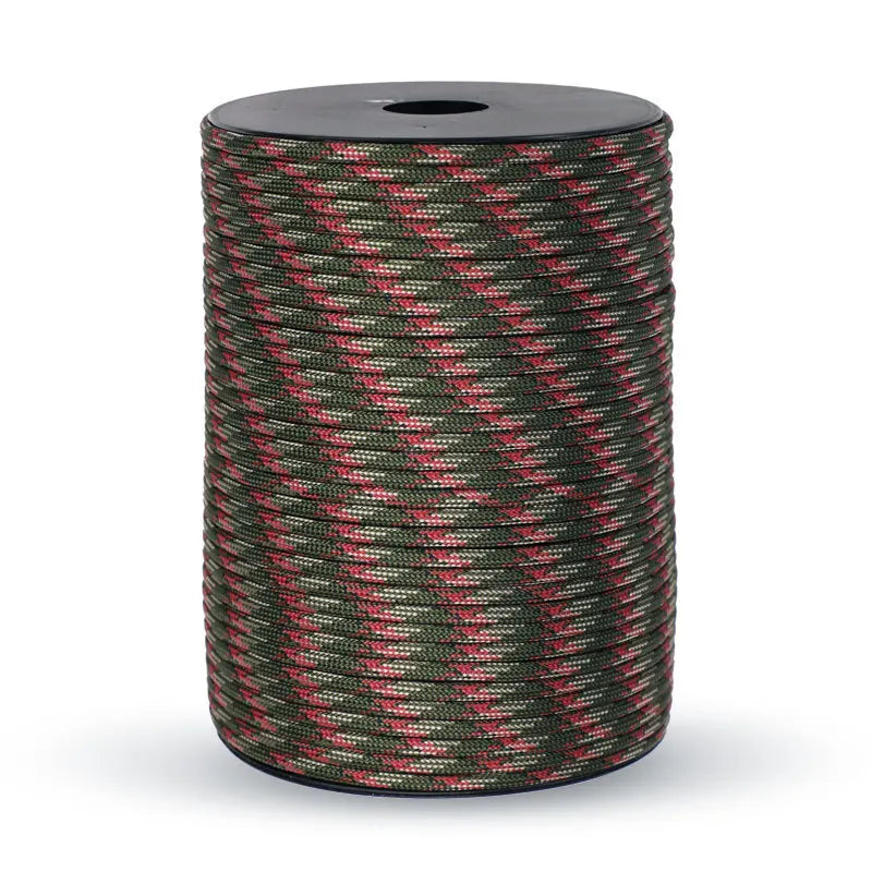 Paracord 550 Survival Seil 100 Meter 9 Kern 4mm Militärqualität Outdoor Camping | Sansoti