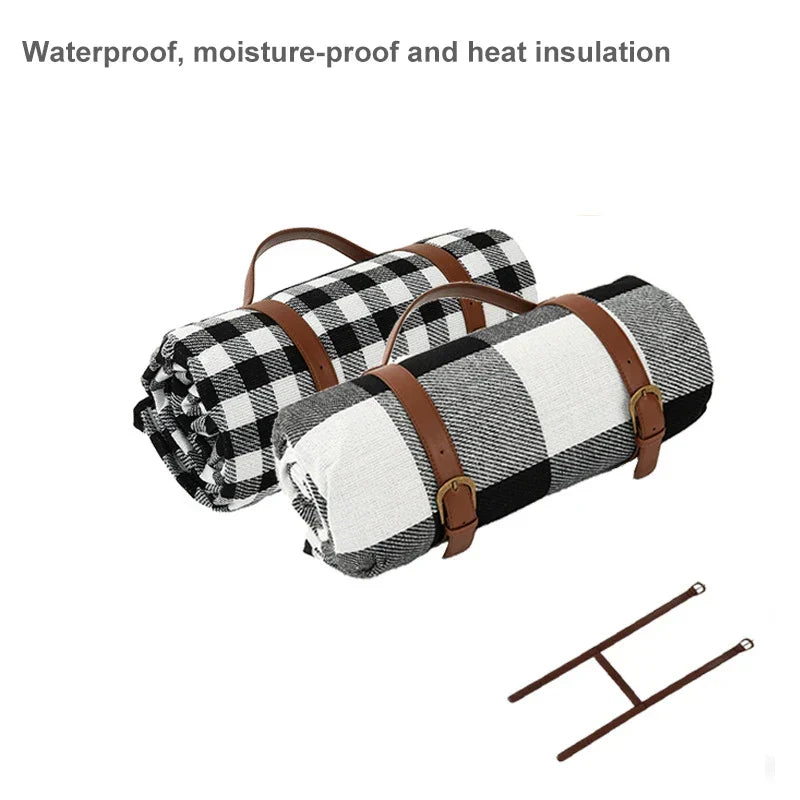 Buitenkleed Gewatteerd Vochtwerende Onderkant Opvouwbaar Draagbaar Picknick Camping Strand Outdoor Park | Sansoti