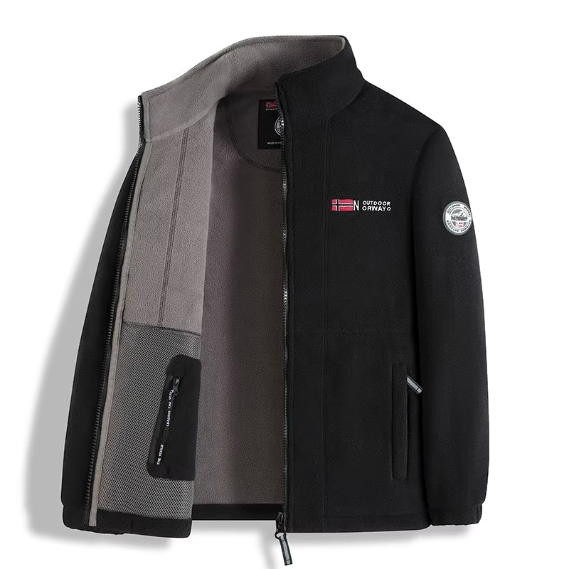 Sherpa-Fleece-Weste für Herren, warm für den Winter, ärmellose Outdoor-Komfortschicht für den täglichen Gebrauch | Sansoti