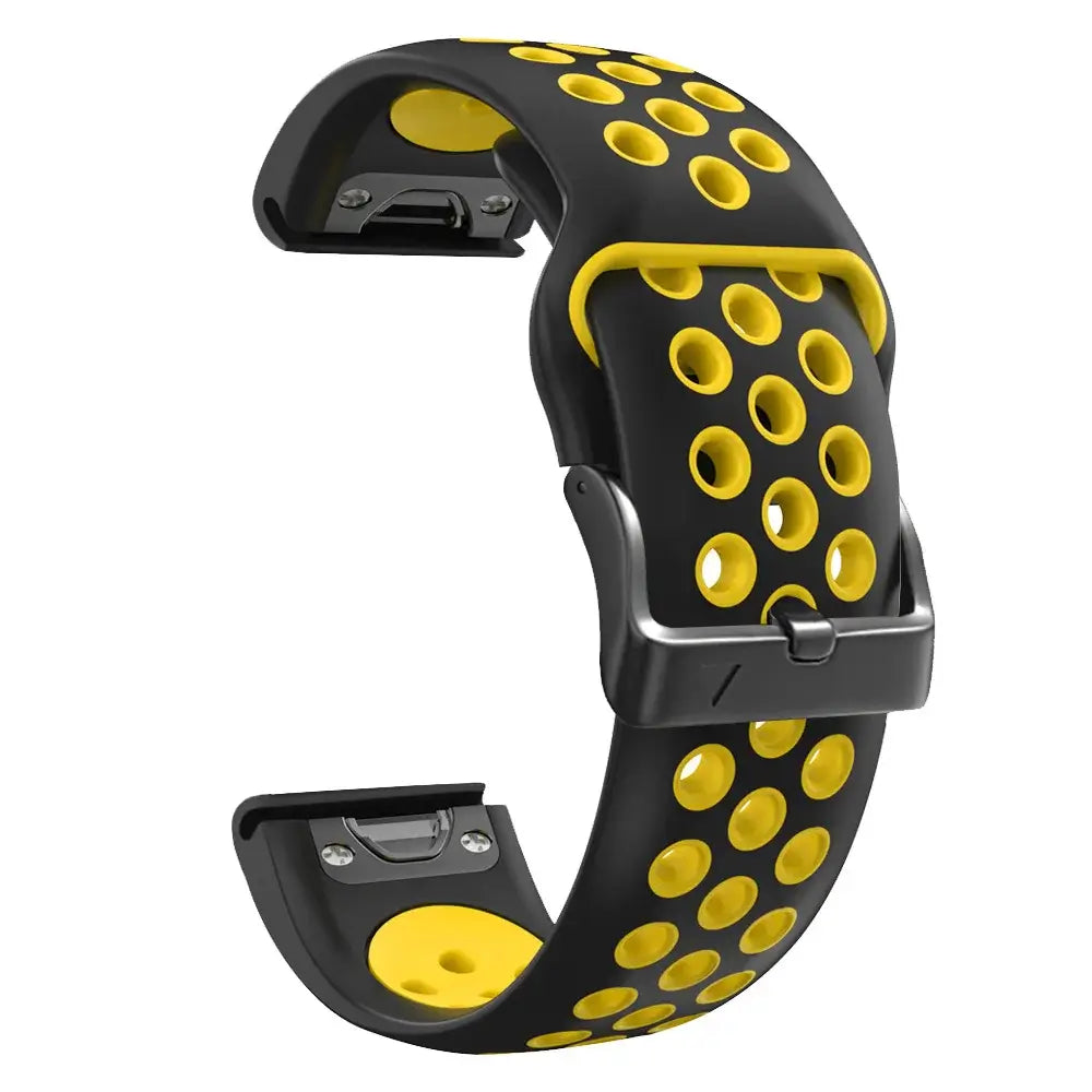 Oddychający silikonowy pasek do smartwatcha QuickFit, sportowa opaska do zegarka 22 mm 26 mm, fitness, trening, sport | Sansoti