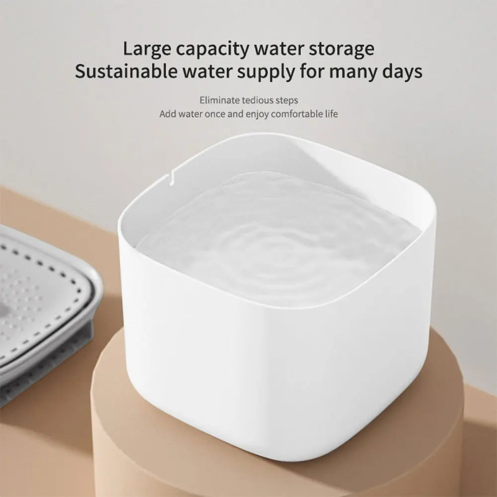 Automatische Drinkfontein voor Katten 3L Draadloos Oplaadbaar USB Filtersysteem Stil Waterdispenser Huisdier | Sansoti