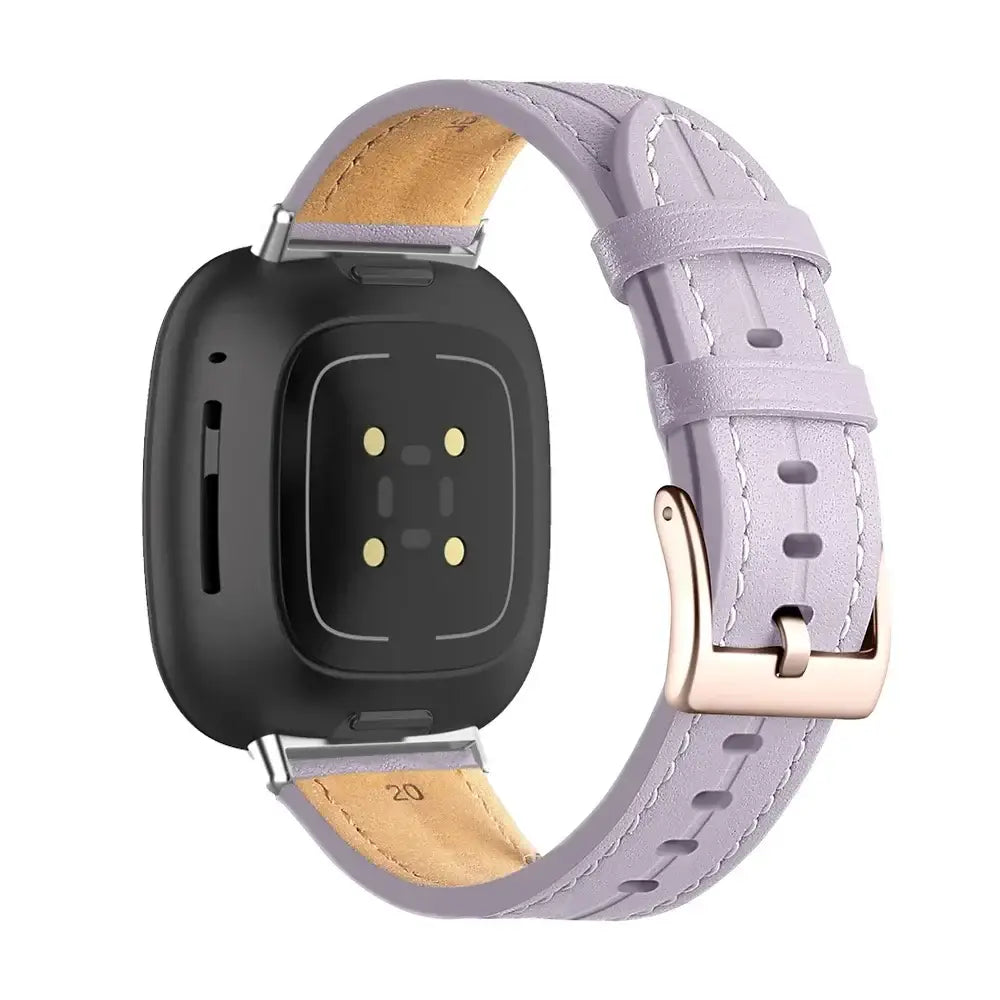 Bracelet de smartwatch en cuir réglable, bracelet de montre en cuir premium élégant, bracelet de remplacement, accessoire | Sansoti