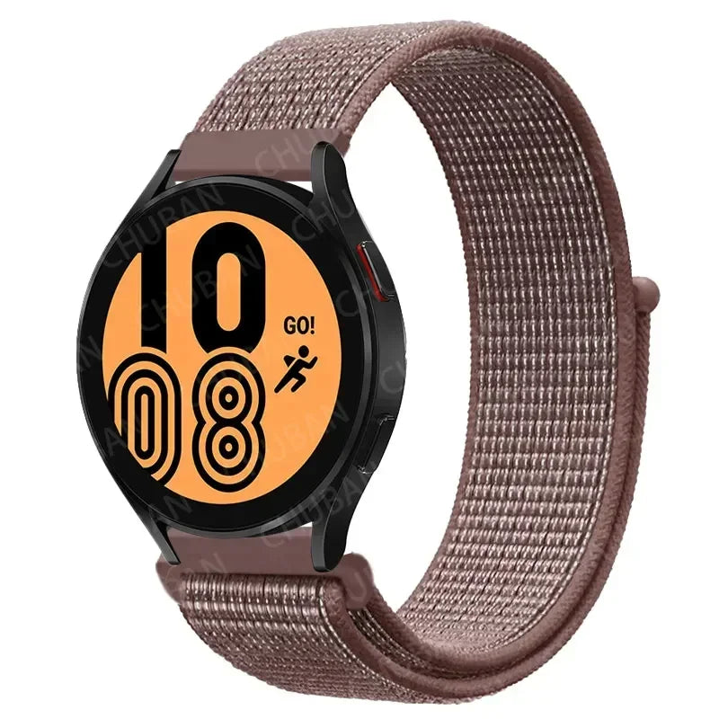 Nylon Sport Strap for Smartwatch 20mm 22mm Breathable Lightweight Loop Wristband Adjustable Training Fitness | Sansoti