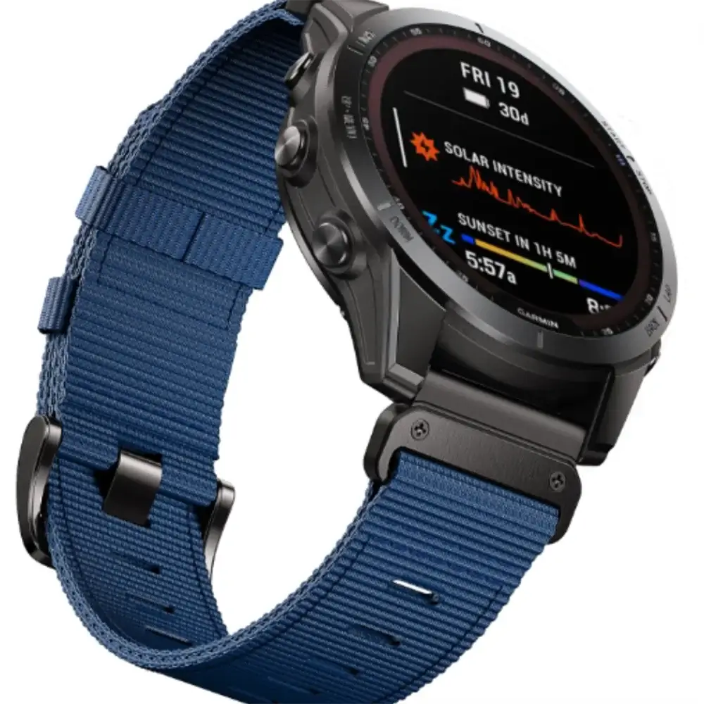 Tactical Nylon Watchband QuickFit 22mm 26mm Smartwatch Replacement Sports Outdoor Wristband Breathable Comfortable | Sansoti