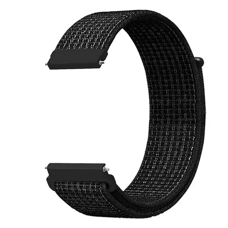 Regulowany nylonowy pasek sportowy do smartwatcha 20mm 22mm, oddychający, lekki pasek do zegarka sportowego i fitnessu | Sansoti