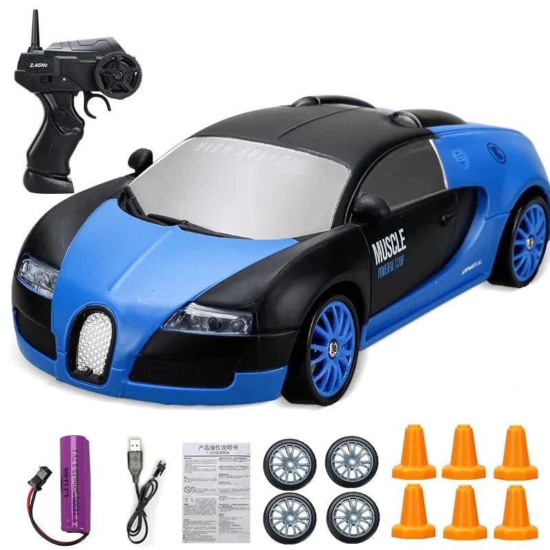 Minidrifter Spielzeugauto RC-Auto Drift Racer 2,4 GHz Fernbedienung Geschwindigkeit Indoor Outdoor Kinder Jungen Mädchen Geschenk ferngesteuertes Auto elektrisches Fahrzeug | Sansoti