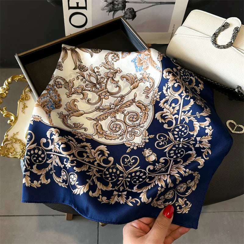 Vierkante Sjaal 70x70 cm Polyester Multifunctioneel Haarband Nekdoek Dames Vier Seizoenen Decoratief | Sansoti