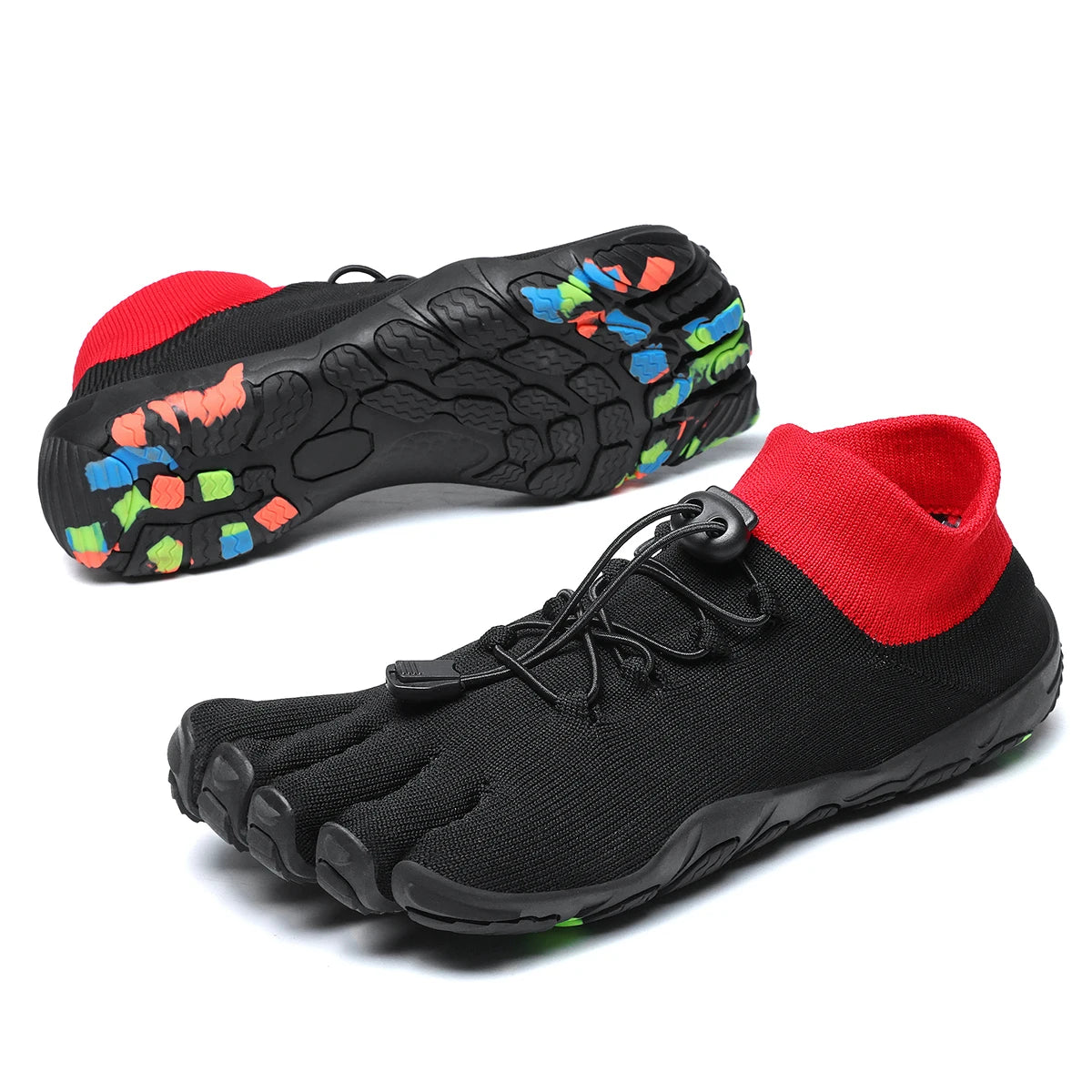 Chaussures aquatiques à compartiments pour les orteils, flexibles et adhérentes, pour la plage, le yoga, la natation, la course à pied et les sports nautiques, pour hommes | Sansoti