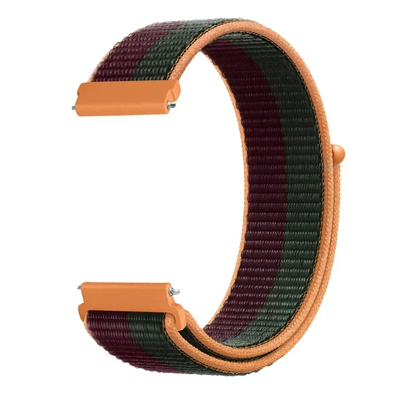 Regulowany nylonowy pasek sportowy do smartwatcha 20mm 22mm, oddychający, lekki pasek do zegarka sportowego i fitnessu | Sansoti