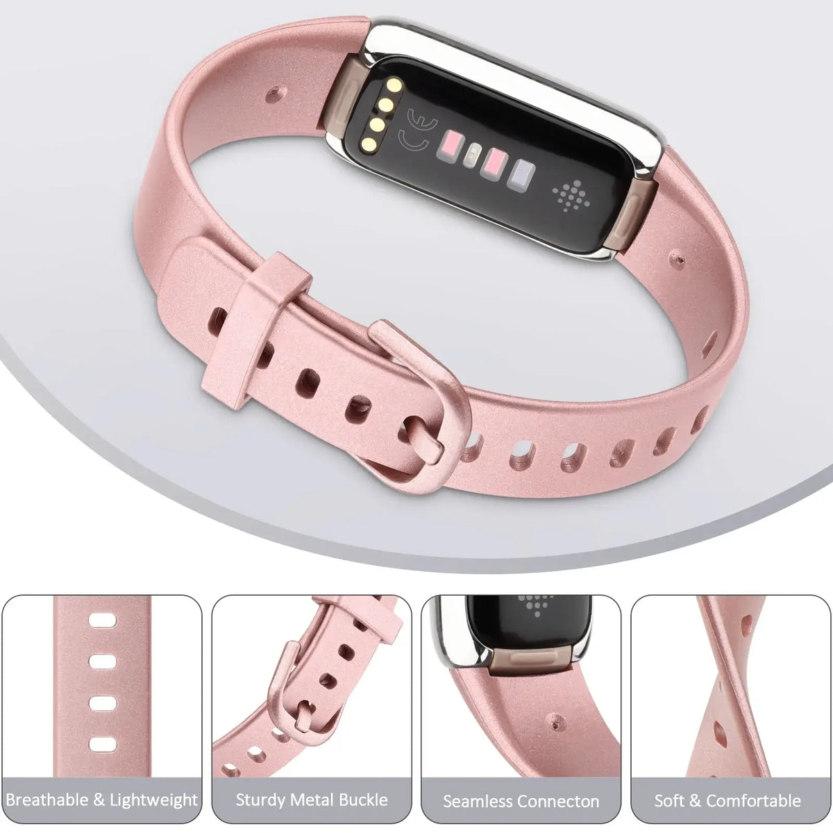 Water-Resistant Silicone Watch Band Adjustable Sports Watch Smartwatch Wristband for an Active Lifestyle | Sansoti