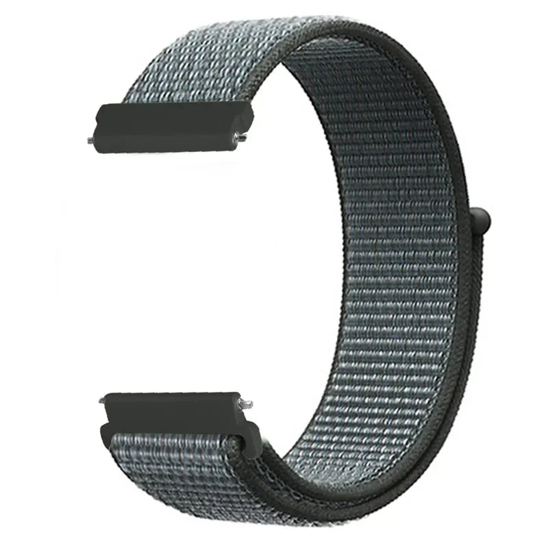 Regulowany nylonowy pasek sportowy do smartwatcha 20mm 22mm, oddychający, lekki pasek do zegarka sportowego i fitnessu | Sansoti