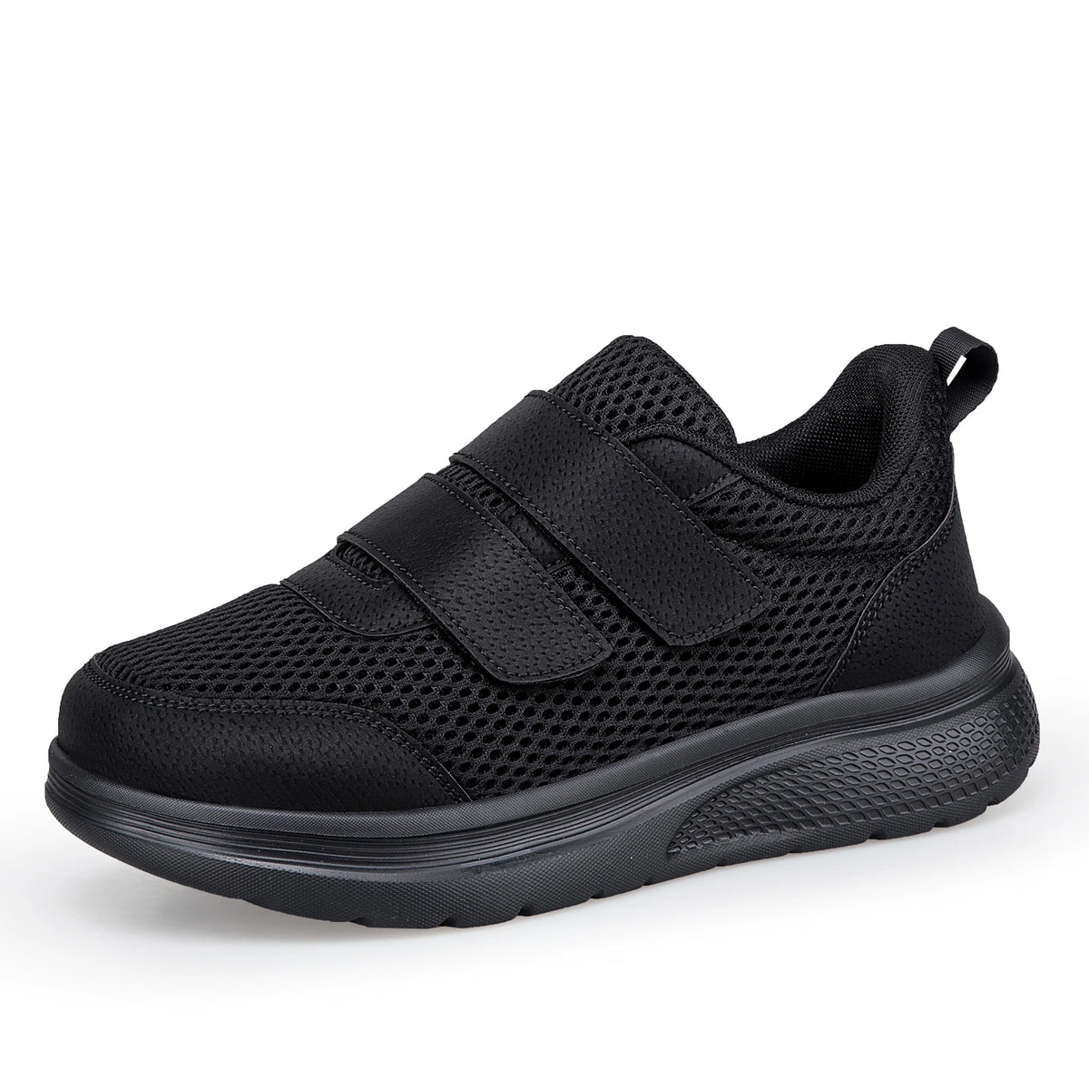 Verstellbare Wandersneaker, großzügige Passform, Klettverschluss, atmungsaktives Mesh, orthopädischer Komfort, für tägliches Wandern | Sansoti
