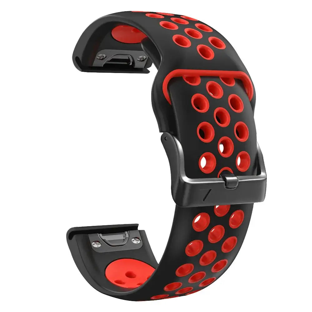 Oddychający silikonowy pasek do smartwatcha QuickFit, sportowa opaska do zegarka 22 mm 26 mm, fitness, trening, sport | Sansoti