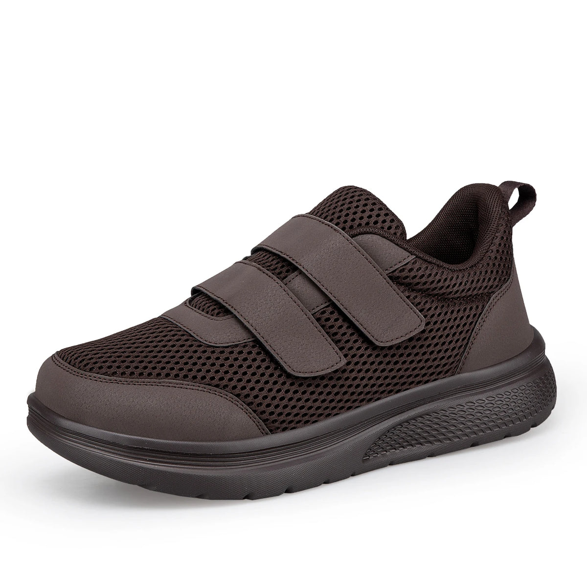 Verstellbare Wandersneaker, großzügige Passform, Klettverschluss, atmungsaktives Mesh, orthopädischer Komfort, für tägliches Wandern | Sansoti