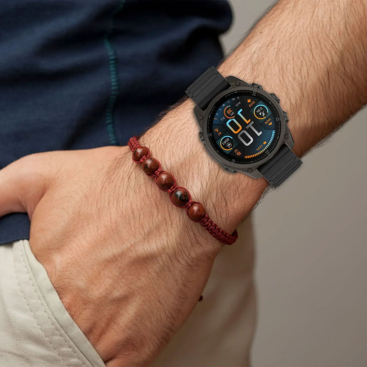 Magnetische Siliconen Smartwatch Band 20mm 22mm 26mm Verstelbaar Sportarmband Waterdicht Comfortabel Horloge | Sansoti
