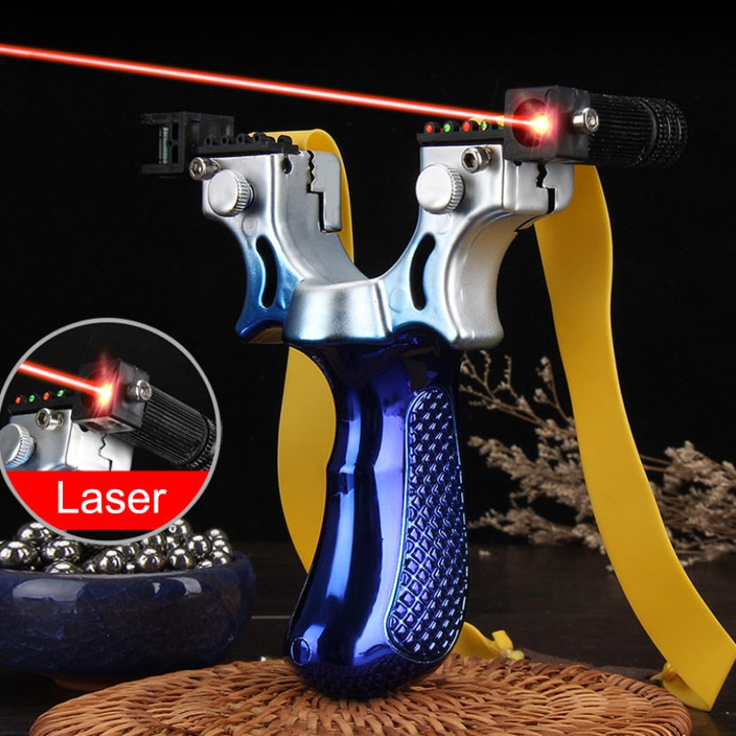 Katapult Zielschießen Metall mit Laserzielpunkt Outdoor | Sansoti