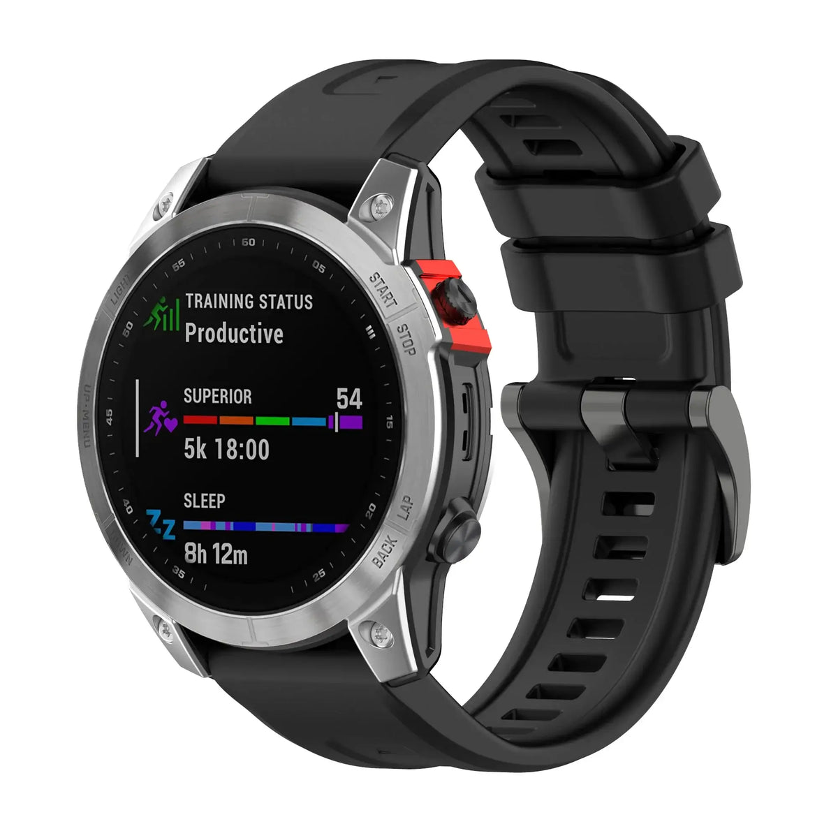 Silicone Smartwatch Band 20mm 22mm 26mm Adjustable Sports Watch Wristband Replacement Strap Comfortable | Sansoti
