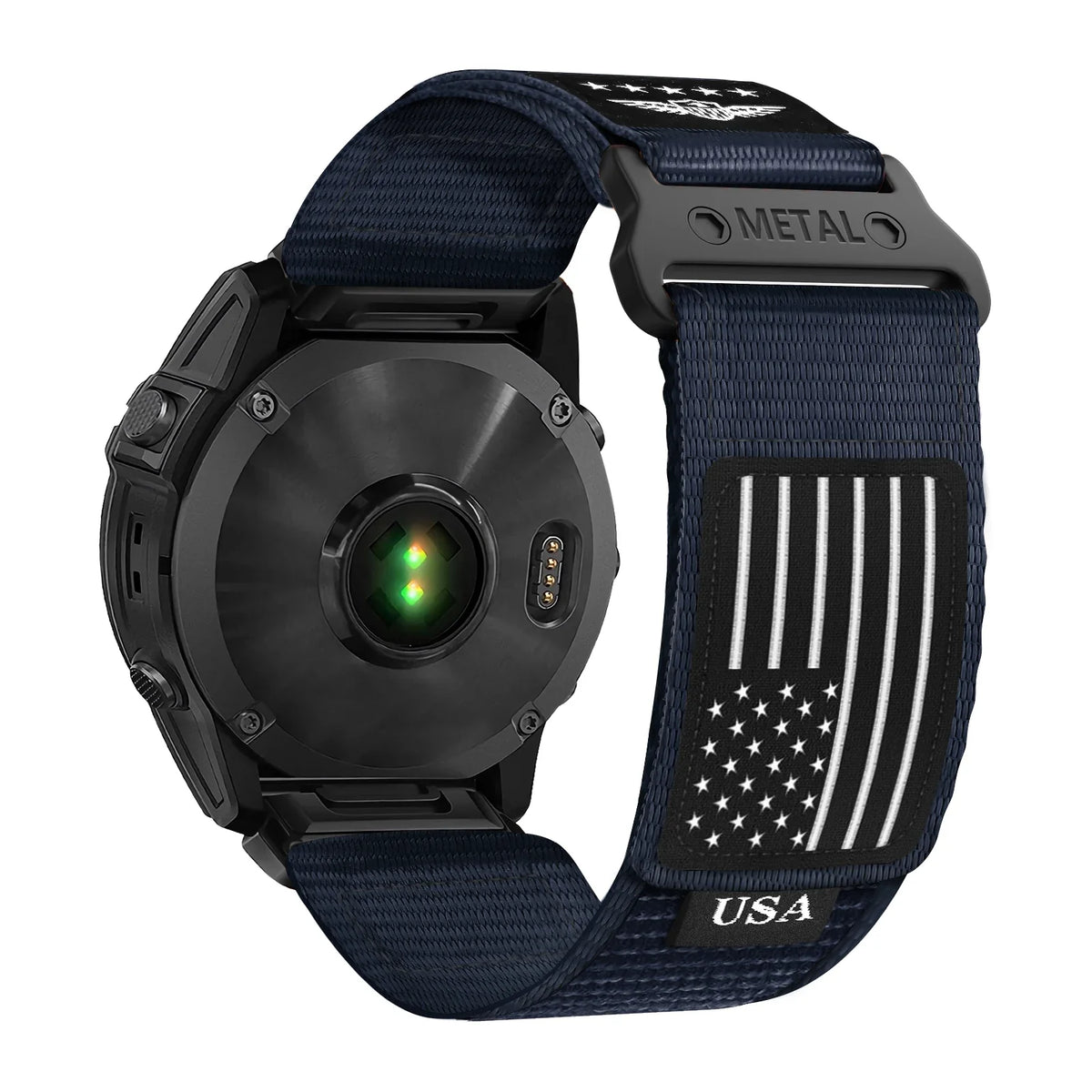 Nylonowy pasek do smartwatcha Regulowany sportowy pasek do zegarka 20 mm 22 mm 26 mm Trwały Komfortowy Pasek na aktywny tryb życia | Sansoti